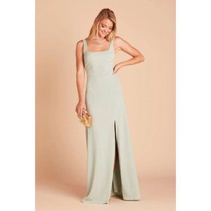 Birdy Grey Womens XL Sage Green Sleeveless Square Neck Alex Bridesmaid Dress
